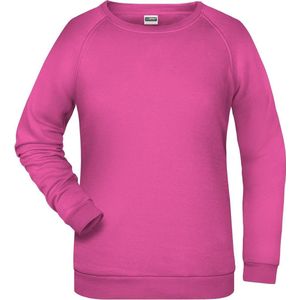 James And Nicholson Dames/dames Basic Sweatshirt (Roze)