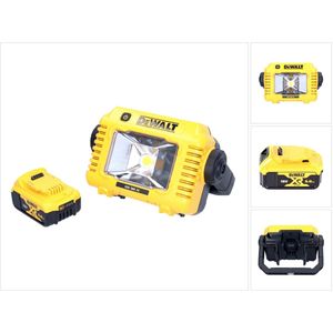 DeWalt DCL 077 Oplaadbare LED-werklamp 12 V 18 V 2000 lm IP54 + 1x oplaadbare batterij 5,0 Ah - zonder oplader