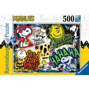Ravensburger puzzel Peanuts Graffiti - Legpuzzel - 500 stukjes