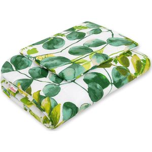 Beddengoedset 2-delig 75x100cm NEWBORN - eucalyptus