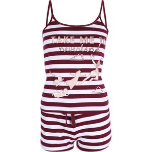 Maroon gestreepte pyjama Peter Pan DISNEY