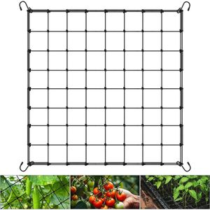 Trellis-net 80 x 80 cm - Flexibel plantenondersteuningsnet - 1 stuk