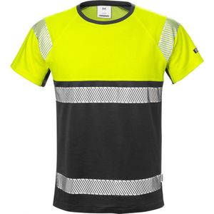 Fristads Hi Vis T-Shirt Klasse 1 7518 Thv - Hi-Vis geel/zwart - S