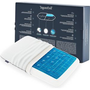 Orthopedisch Neksteun-Hoofdkussen Antibacterieel HWS-Gelkussen voor Rug- en Zijslapers inclusief Kussensloop - Comfortabel en Ondersteunend hoofdkussen nekklachten