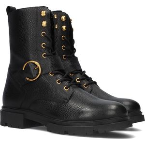 Omoda Lpsophie-41 Veterboots - Laarzen Met Veters - Dames - Zwart - Maat 39