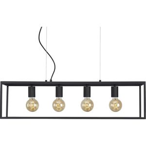 DMQ Hanglamp Eetkamer Industrieel Leroy - 85 cm - Eettafel 4 lichts - E27