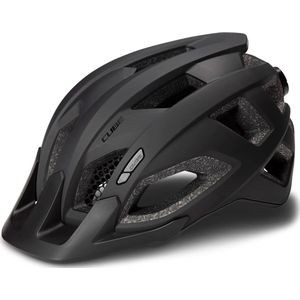 CUBE Fietshelm MTB Pathos - Helm voor racefiets - Crosscountry-mountainbikehelm - Geïntegreerd insectennetje - Met zonneklep - Zwart - XL (59-64)