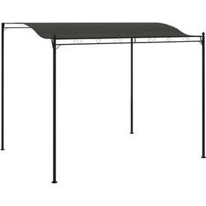 vidaXL Zonneluifel 3x2,4 m antraciet - Tuinpaviljoen - Tuinpaviljoens - Tuinhuis - Tuinhuisje