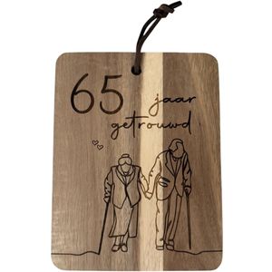 65 jaar getrouwd - 65 jaar getrouwd versieringen - 65 jaar huwelijk - 65 jaar getrouwd cadeau - Briljanten huwelijk - Trouwdag - Trouwdag cadeau - Huwelijkscadeau - Trouwdag jubileum - Jubileum huwelijk