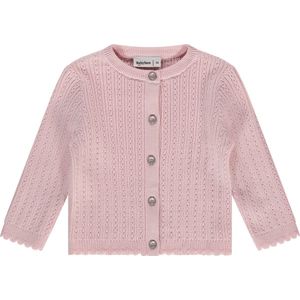 Babyface baby girls cardigan Meisjes Vest - blush - Maat 56