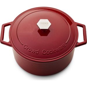 The Tasman Dutch Oven en Grill - Kookpot - Gerecycled Gietijzer - met Traditionele Deksel