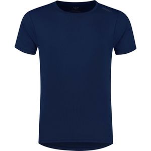 Rogelli Promo Sportshirt - Korte Mouwen - Heren - Donkerblauw - Maat XL