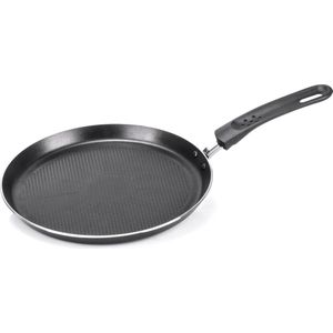 28 Cm Aluminium Wok Moneta Etnea Wok – 28 Cm Zwarte Aluminium Wokpan Voor Elk Fornuis (géén Inductie) Aluminium Antiaanbak Wok