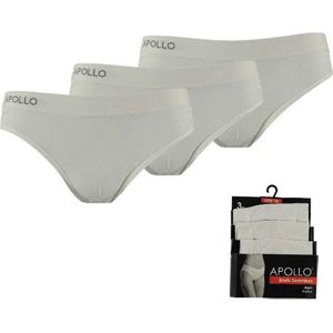 Apollo dames slips | MAAT XL | 3-pack | wit