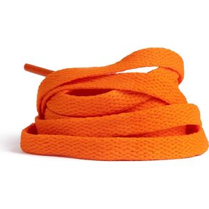 GBG Sneaker Veters 160CM - Oranje - Orange - Schoenveters - Laces - Platte Veter
