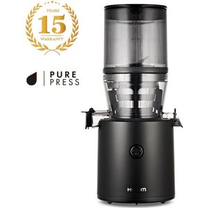 Hurom - H320N - Slowjuicer - Zwart - Stalen Zeef - XXL Vultrechter