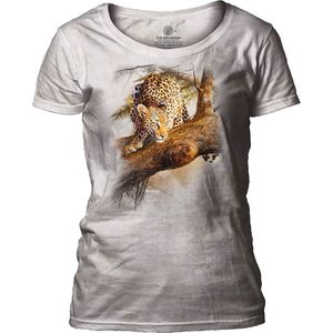 Ladies T-shirt Tree Demon Leopard XL