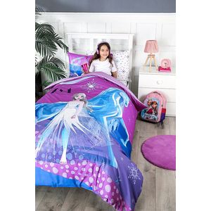 Özdilek Frozen Snow Eenpersoon Disney gelicentieerde elastische hoeslaken kinder dekbedovertrekset