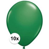 Qualatex ballonnen groen 10 stuks