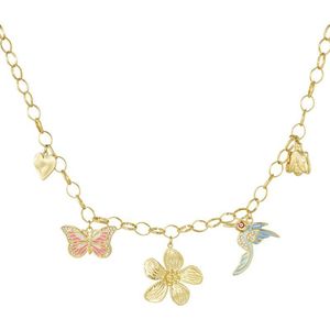 Bijoutheek Collier Bedels Paradijs Goud