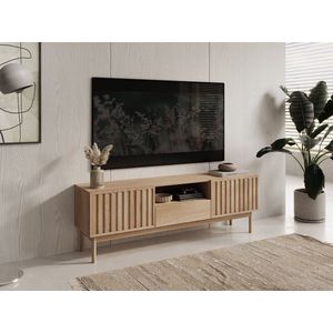 Meubella - TV-Meubel Storm - Eiken - 159 cm