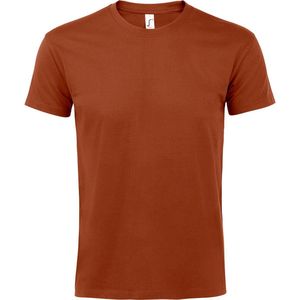 SOLS Heren Keizerlijke Zwaargewicht T-Shirt met korte mouwen (Terracotta)