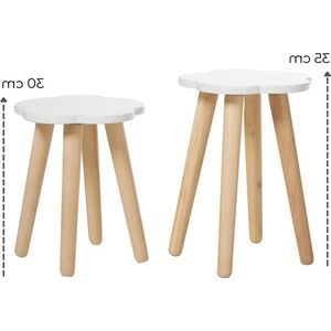 Cloud stool - small met zachte bekleding pop up stool