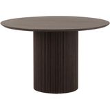 Eettafel Congo Rond 120cm Mangohout | Walnut