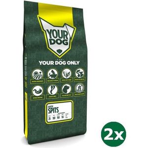 2x12 kg Yourdog duitse spits volwassen hondenvoer