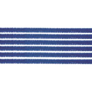 20x chenilledraad blauw 50 cm hobby artikelen - knutselen