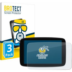 BROTECT - Screenprotector voor TomTom GO Superior 7"" - Folie Beschermfolie Beschermglas matte (3 Stuks)
