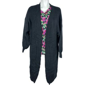 Fascino Winter Collectie - Dames Lange Vest - Zwart - Zachte Acryl Mix - Casual Comfort - One Size