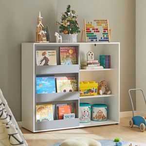 Simpletrade Boekenkast - Kinderkamer - Speelgoedkist - Wit