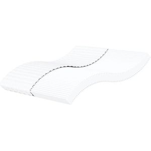 vidaXL - Schuimmatras - hardheid - H2 - H3 - 200x200 - cm - wit