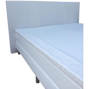 Slaaploods.nl Anda - Boxspring inclusief matras - 80x210 cm - Kunstleer - Zwart