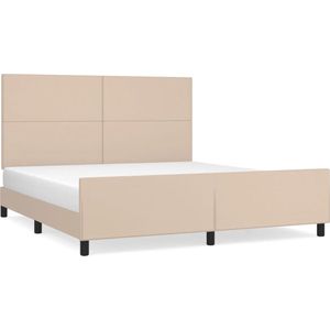 vidaXL-Bedframe-met-hoofdbord-kunstleer-cappuccinokleurig-180x200-cm