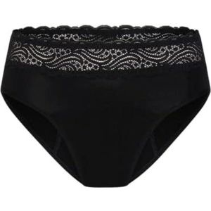 Wasbaar maandverband - Wasbaar inlegkruisje - Menstruatie ondergoed - Size 42 - Zwart