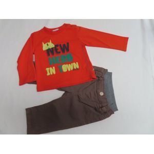 Ensemble - Jongens - Oranje / bruin - New hero in town - 6 maand 68