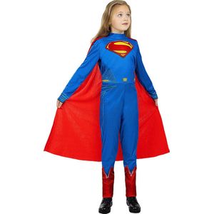 FUNIDELIA Supergirl-kostuum - Justice League - 5-6 jaar (110-122 cm)