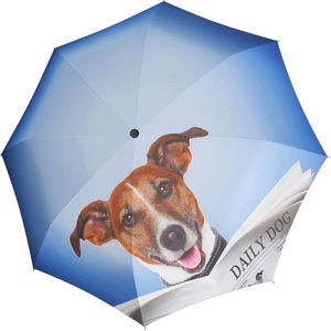 doppler Paraplu Modern.Art Magic Mini Daily Dog Paars Veelkleurig