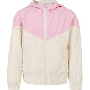 Urban Classics - Arrow Windbreaker Kinder Jacket - Kids 158/164 - Roze/Wit