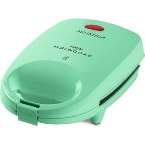 MyMini Personal Sandwich Maker voor Pizza Pockets - Quesadillas - Ontbijt - Paninis - Mini Mint Groen