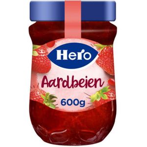 6x Hero Jam Aardbeien 600gr