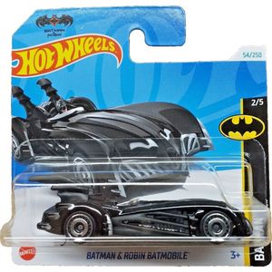 HOT WHEELS BATMAN & ROBIN BATMOBILE 54/250 BLACK 1:64