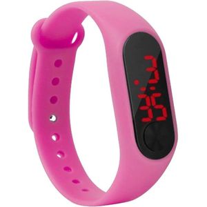 Fako® - Kinderhorloge - LED Digital Light - Roze