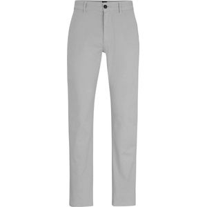 BOSS Satin Chino Grijs - Maat W 34 - L 32 - Heren