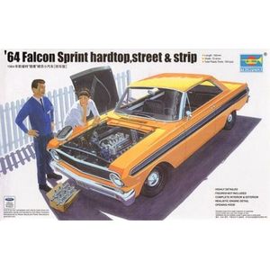 TRUMPETER 1:35 '64 Falcon Sprint hardtop. street & strip