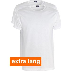 Alan Red T-shirts Derby, extra lang (2-pack), O-hals, wit
