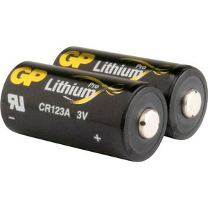 CR123A batterij GP Lithium Pro 3V 2 stuks