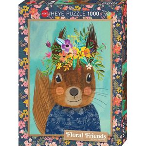 Puzzel Sweet Squirrel (1000 stukjes) - Floral Friends Thema